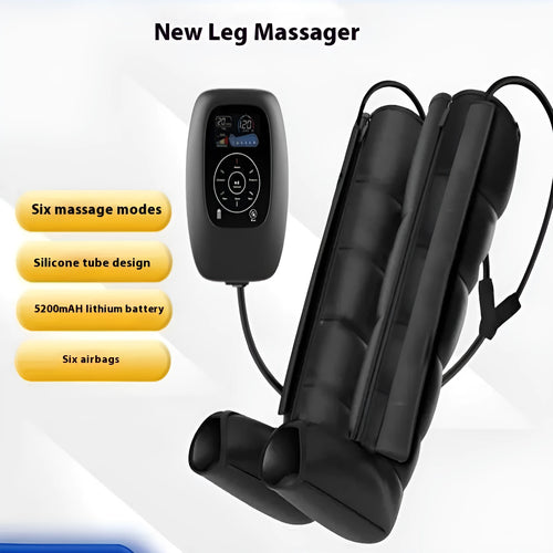 Air wave pressure leg arm waist massager unit with handheld remote control in L XL XXL sizes