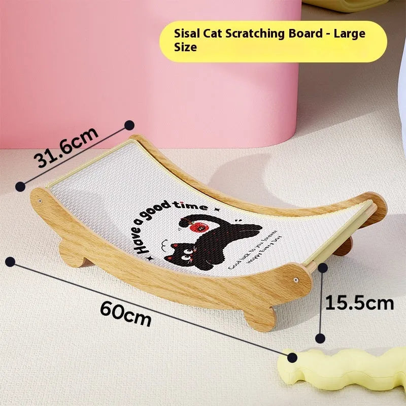 U-shaped cat scratch board nest made of sisal mat in medium size