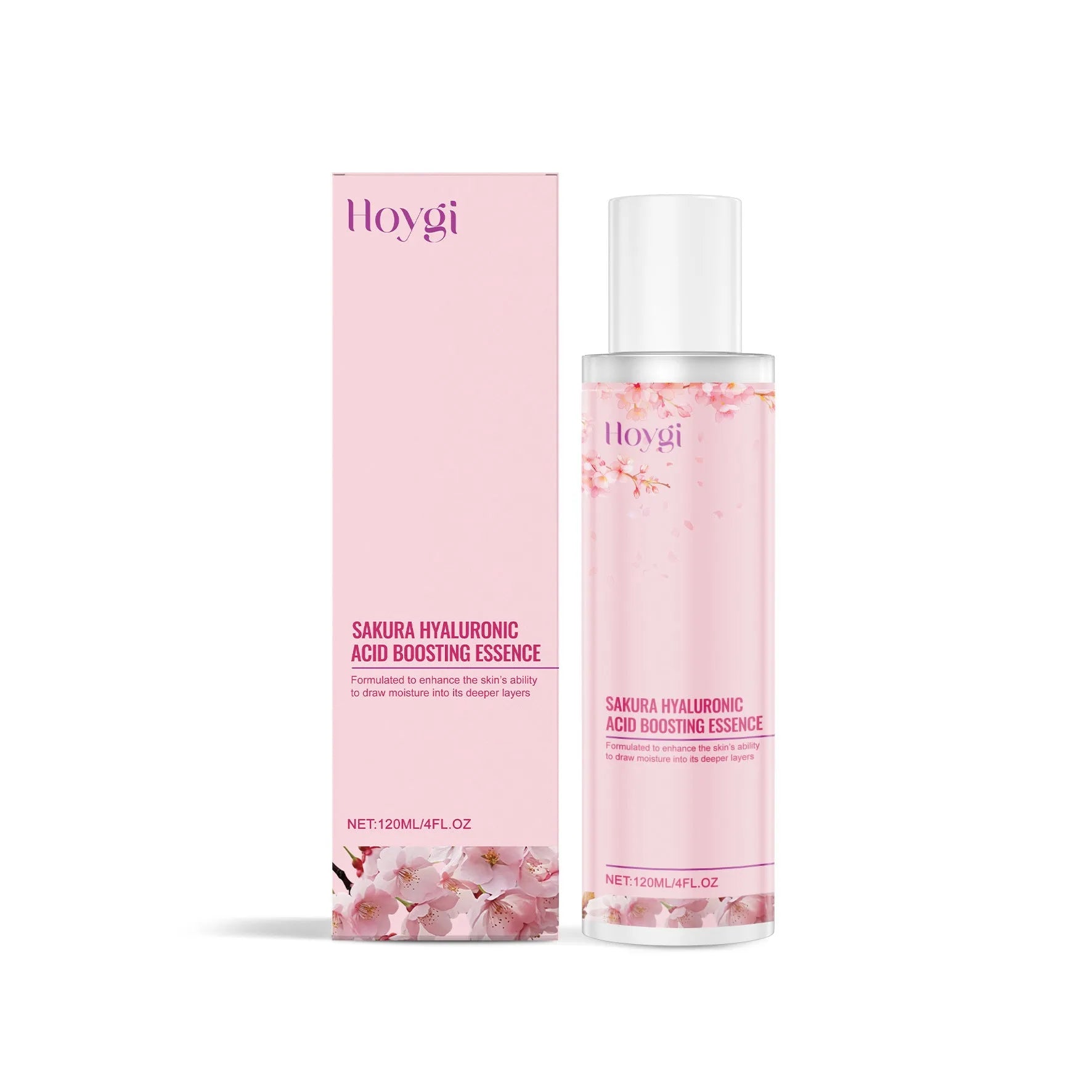 120ml bottle of Hyaluronic Acid and Cherry Blossom Extract Skin Moisturising Lotion