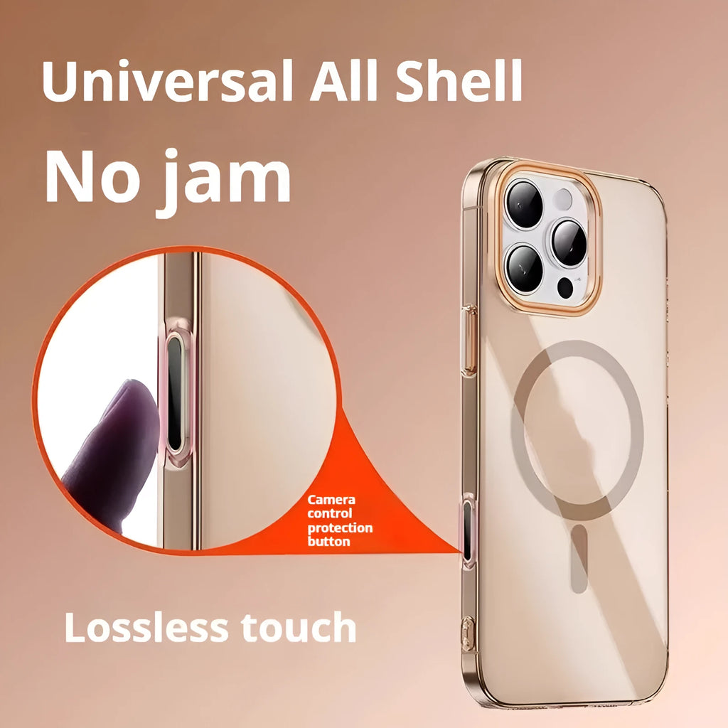 Mobile phone camera button film tempered glass with metal edge sticker for iPhone 16 series in three colours