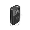 T2191-2 wireless digital handheld air pump with LCD display and multiple valve adapters