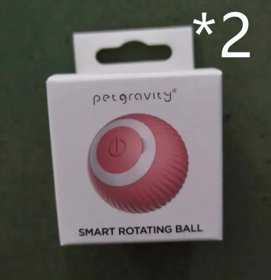 Cat Gravity 43mm intelligent rolling ball toy in plastic with bionic motion and obstacle avoidance