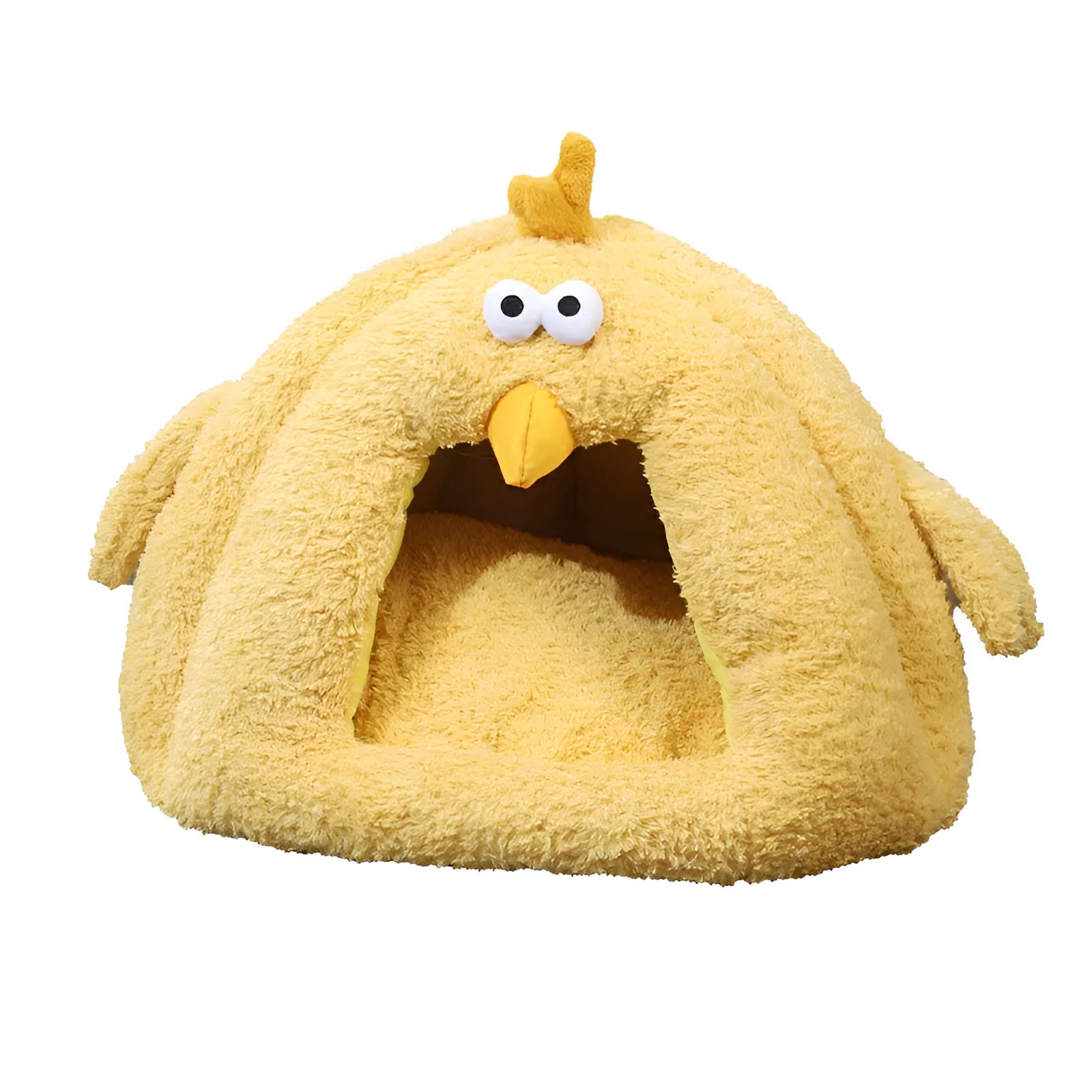 Cold-proof warm cat nest in size L 60x45cm for fall and winter, padded pet bed for cats or small chickens