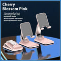 Folding portable desktop stand for mobile phones and tablets in multiple colour options