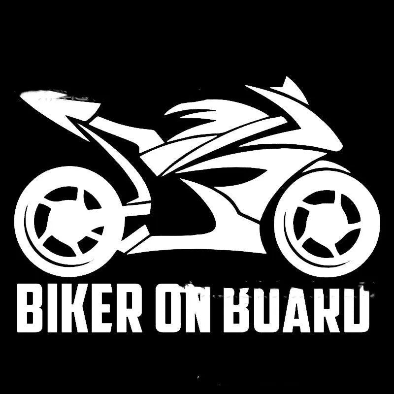 Motorcycle and car reflective safety stickers in various colours and two size options