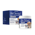 40g pet teeth cleaning powder tub, 5x5x4.9cm, for dog and cat teeth cleaning and stain removal