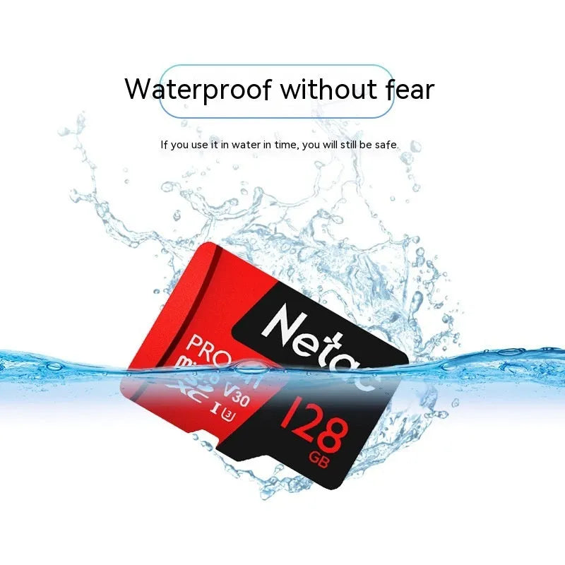 TF memory card for surveillance cameras with capacities from 16GB to 256GB