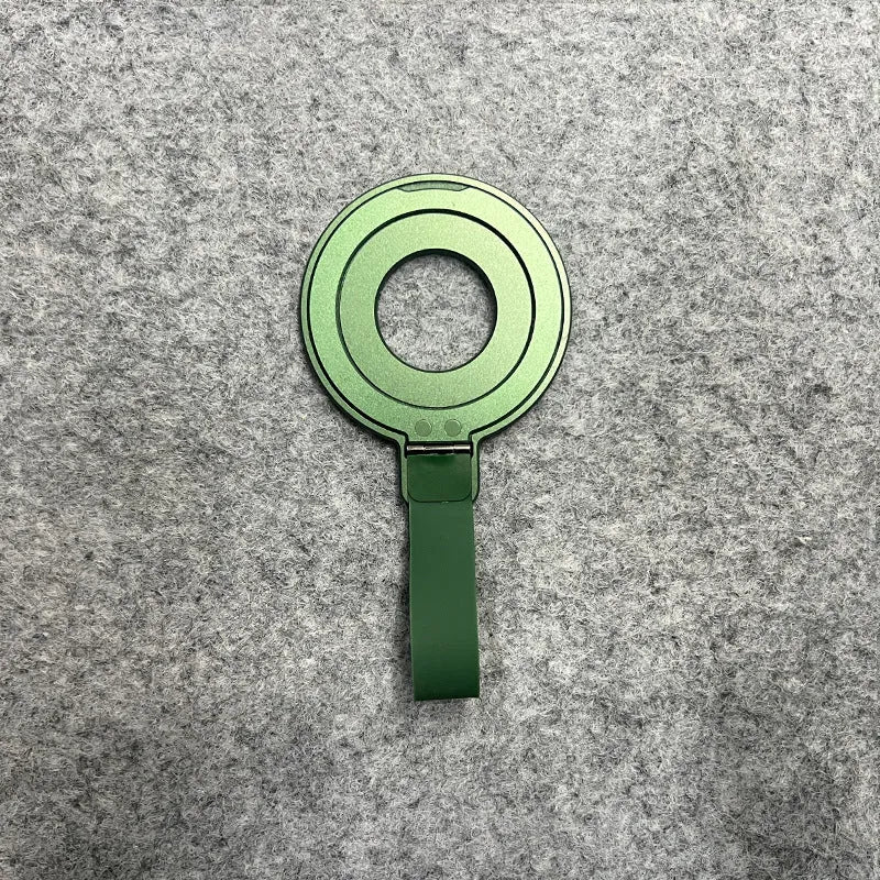 Portable magnetic wrist strap round silicone bracket phone holder in multiple colours for hands-free use