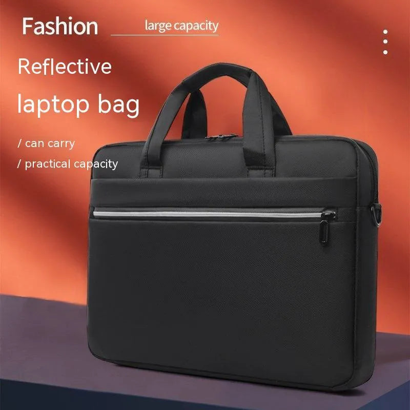 Large capacity Oxford cloth business computer bag for 14-inch or 15-inch laptop in horizontal square shape