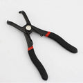 Red interior round nail removal pliers with adjustable 0-26mm opening for door panel fastener extraction