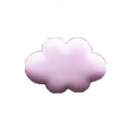 Resin Baiyun cartoon car air freshener clip in pastel colours on a car vent.