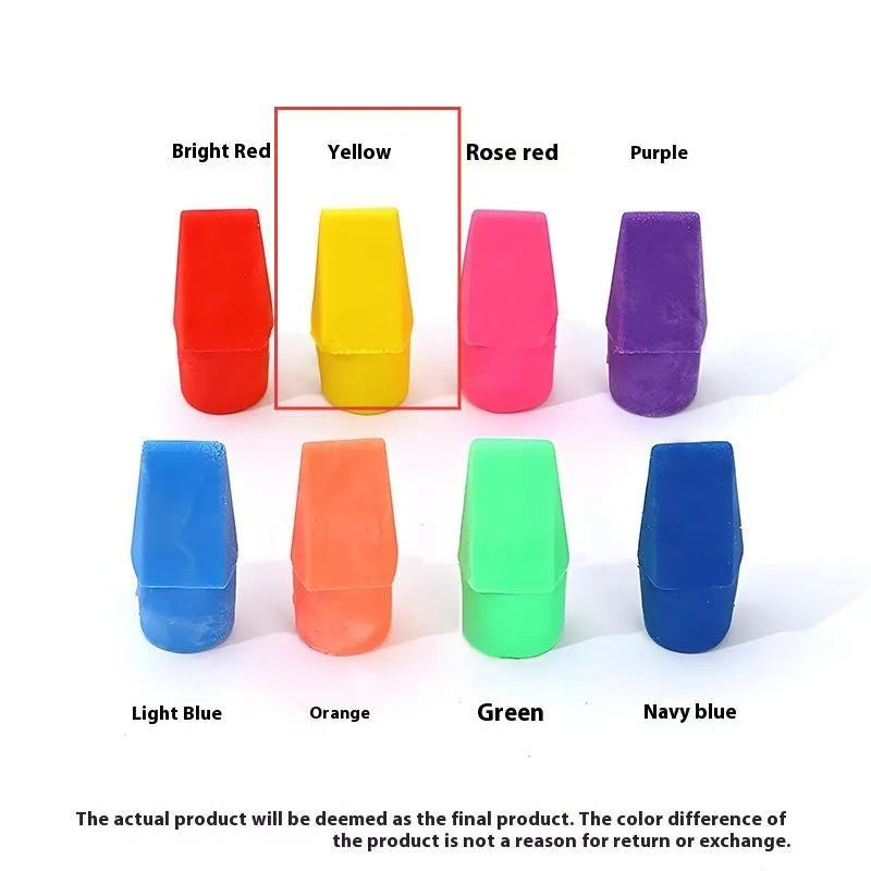 Knife head bullet eraser in TPR with multiple colour options including Morandi and bright shades
