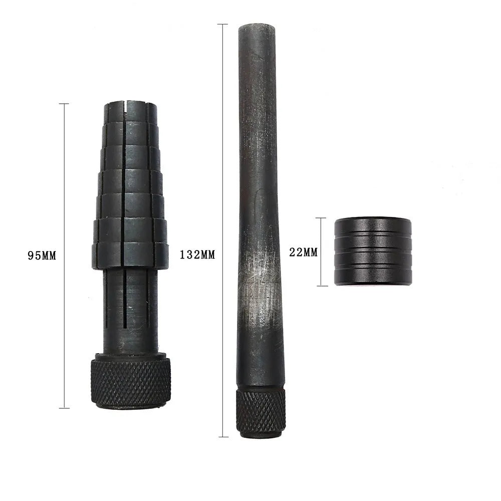 Rotate HXF330025 ring expansion tool with circular stretcher and rubber hammer for jewellery resizing