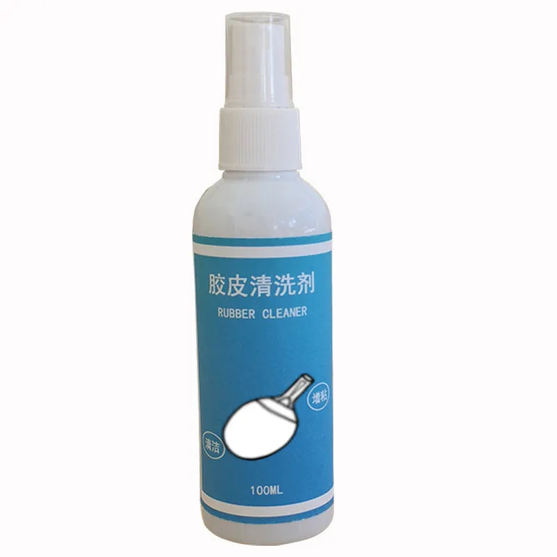 Table tennis racket cleaner 100ml with sponge wipe and grip tape options