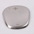 Stainless steel gear cover with 88mm diameter in black titanium, matt silver and sapphire colour options
