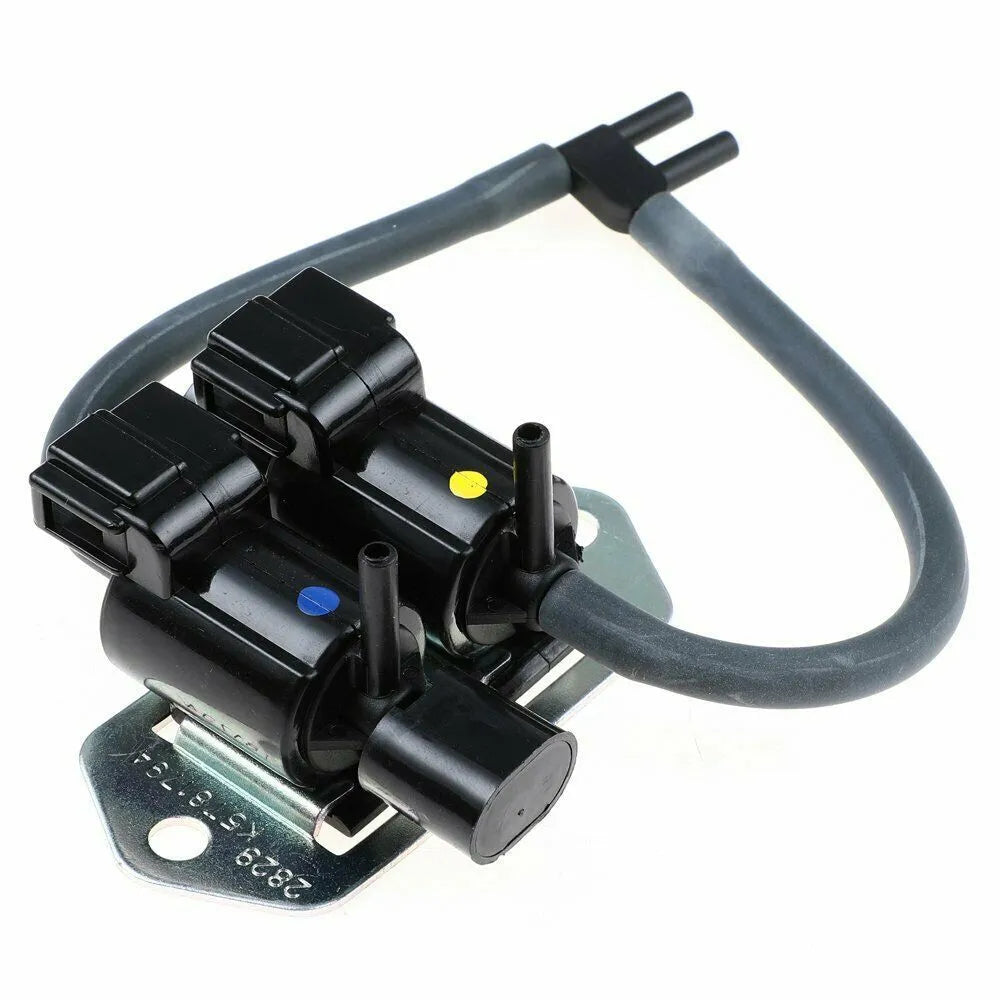 Black vacuum solenoid valve for Mitsubishi Pajero made of ABS and iron
