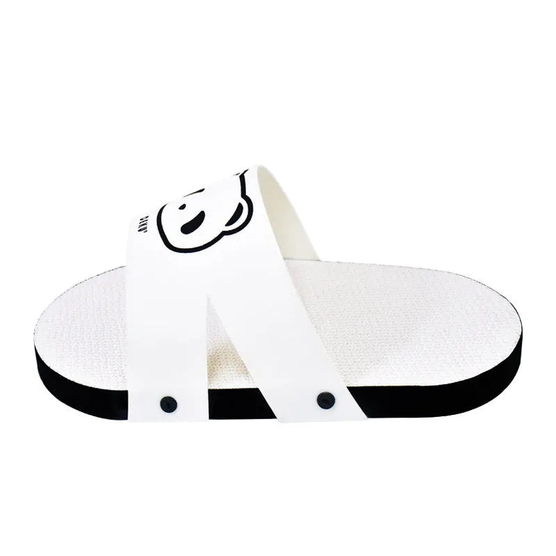 White slipper style corrugated paper cat scratch board for cats