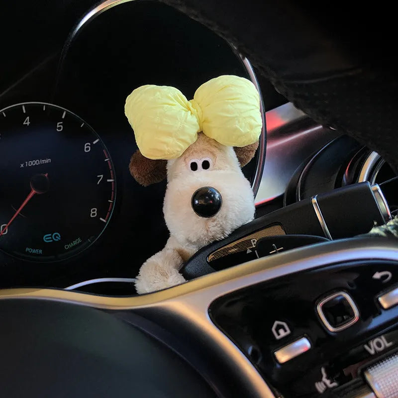 Cotton car dashboard decoration doll in cartoon animal design for pet and child safety