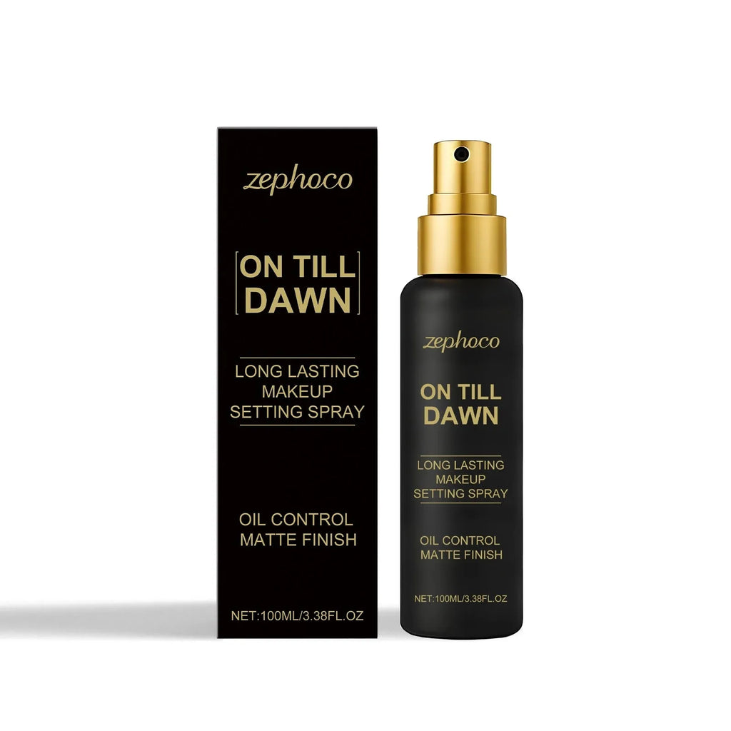 100ml makeup setting spray bottle with oil control and hyaluronic acid formula