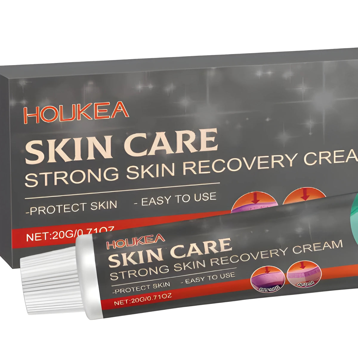20g soothing skin care cream with aloe leaves and mint leaves as active ingredients