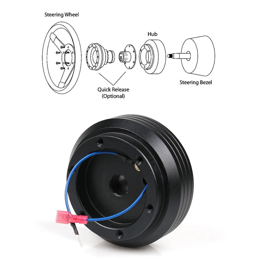 Black steering wheel base for Honda Civic EK130H and EG110H models