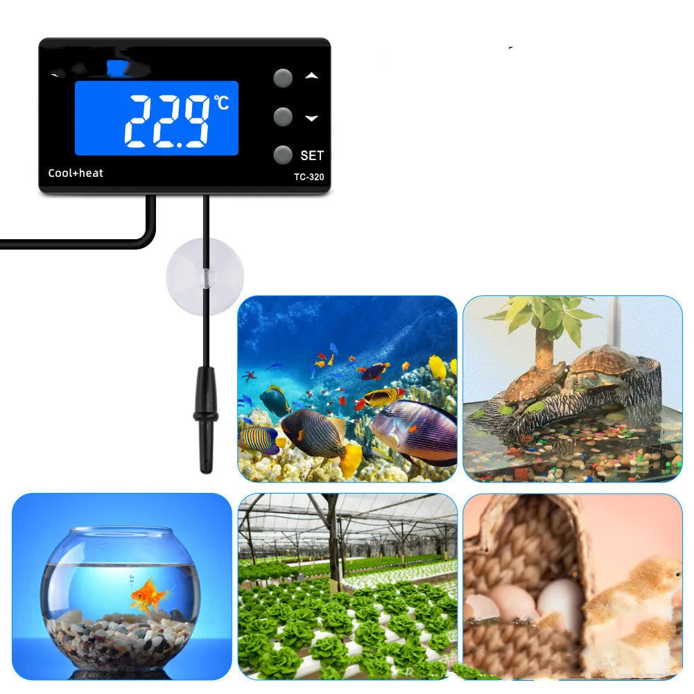 Pet temperature controller with split socket, 220V, automatic refrigeration and heating, 170x70mm