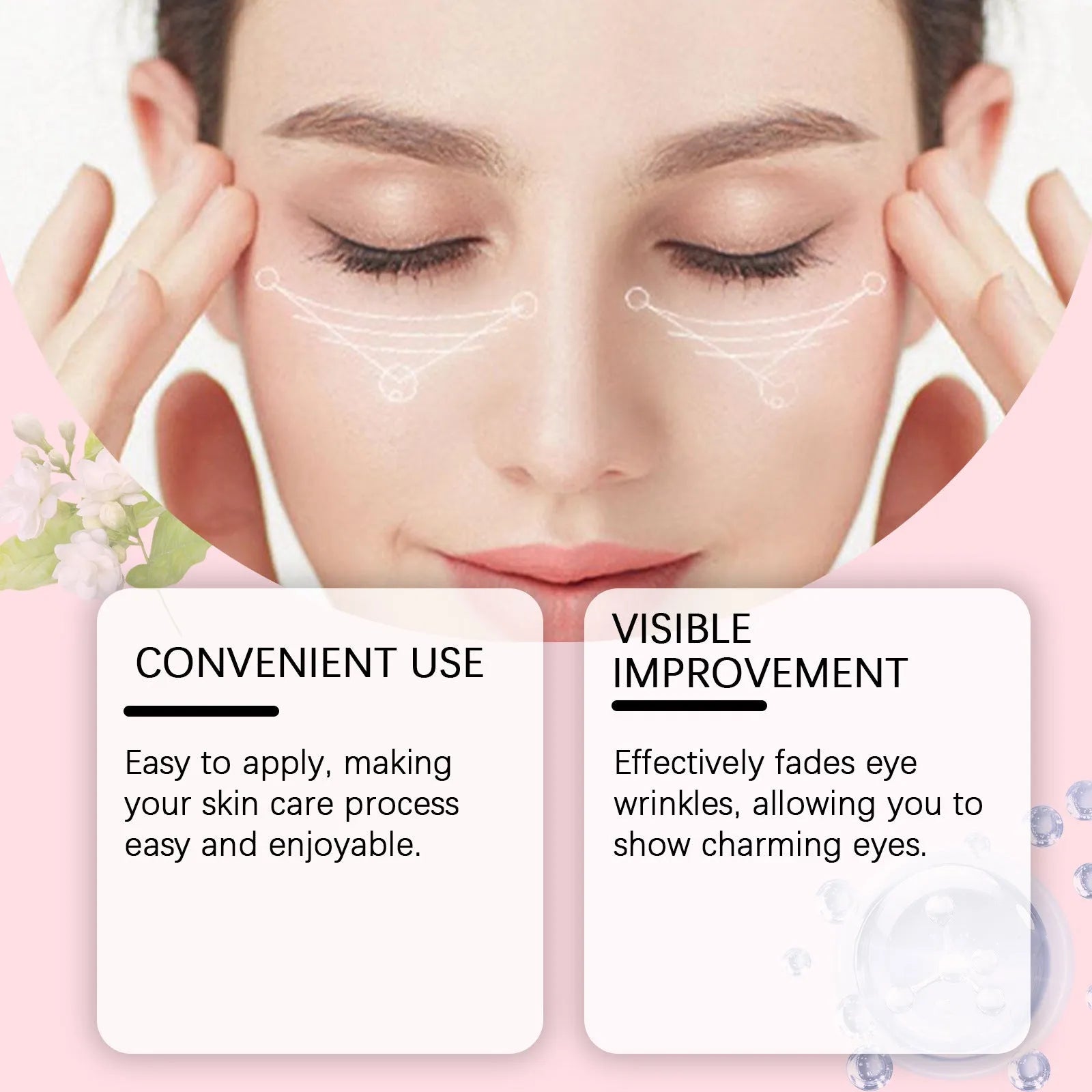 Collagen Light Wrinkle Eye Cream 100g jar for fine lines and wrinkles
