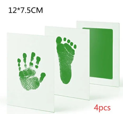 Baby hand and foot print disposable ink pad in multiple colours for keepsake crafting