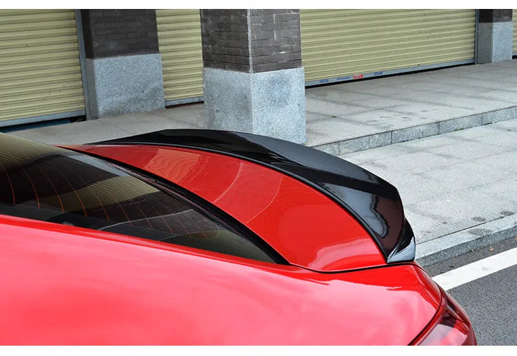 Bright black Mazda 3 tail trim blade for 2014-2021 Axela Exela models