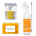 Turmeric Cleansing Mousse and Ginger Soap Facial Kit with 30 reusable pads