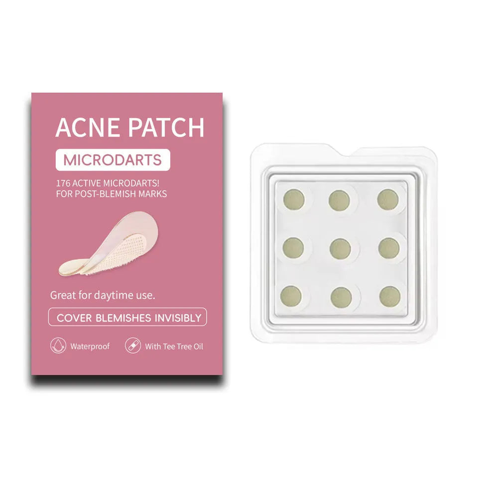 9-piece acne patch pack for mild pimple desalting and closed comedone treatment