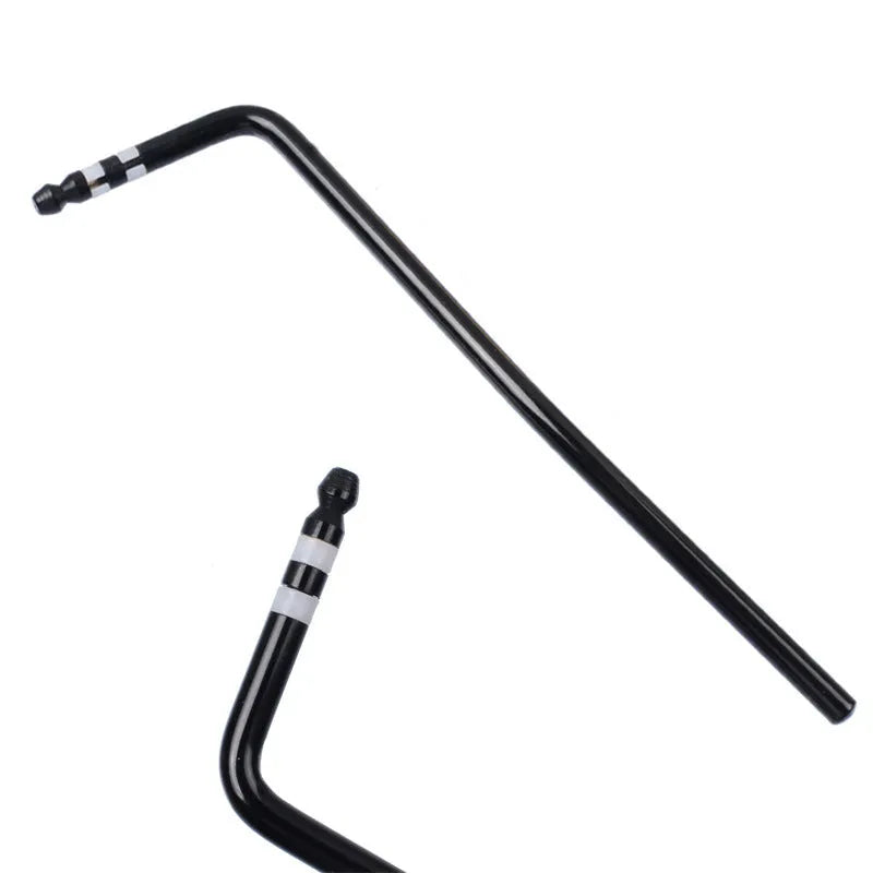 Direct plug-in metal guitar tremolo bar in black, blue, gold, and silver colour options.