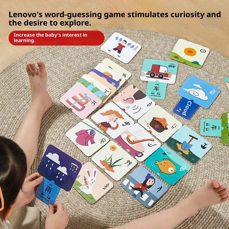 Lala Card literacy machine with paper cards and digital camera for children's early education