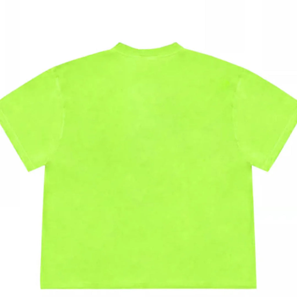 Loose fit short sleeve t-shirt with patchwork fruit print design in ice oxygen cotton