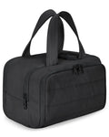 Large open travel toiletry bag with fluffy lining in multiple colour options.