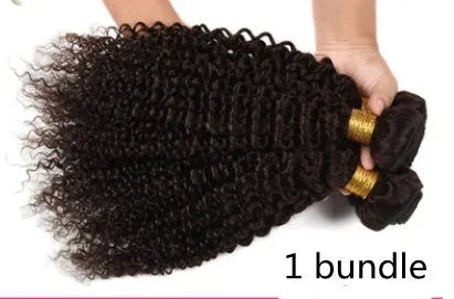Brazilian kinky curly wave human hair curtain wig, medium long, dyeable, sizes 8 to 26 inches