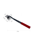 Gardening dual-purpose hoe and rake tool with alloy steel construction and multi-function head