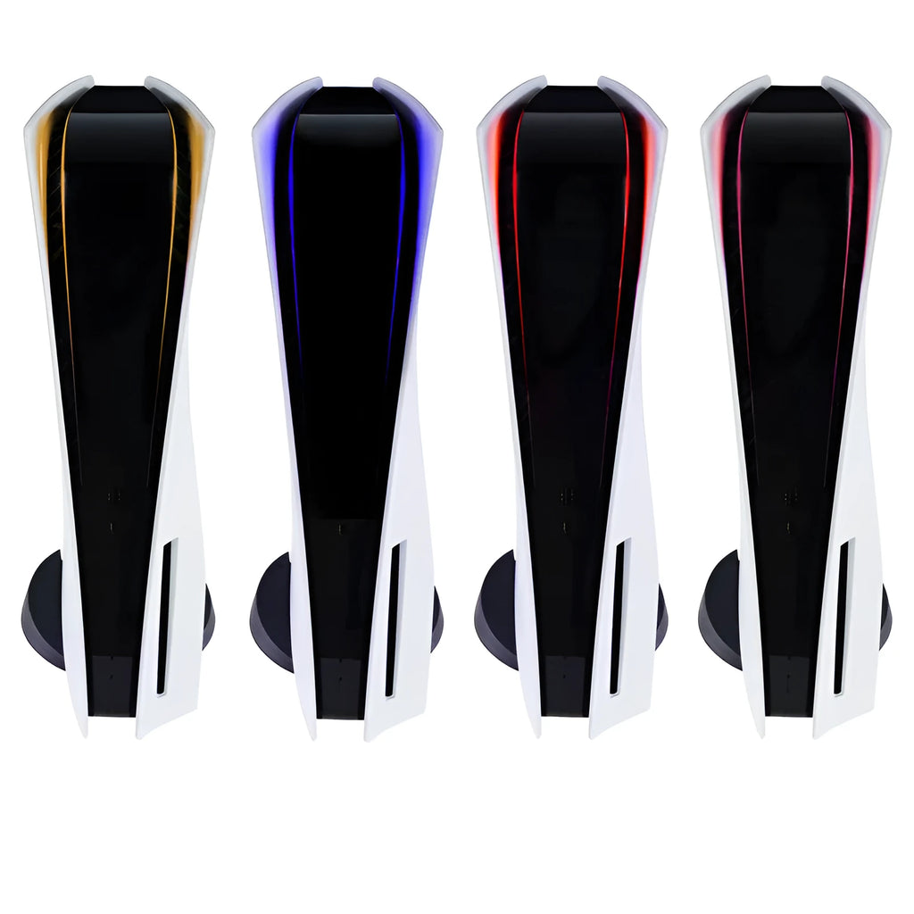 PS5 light bar decorative sticker film in PVC material, showing colour options