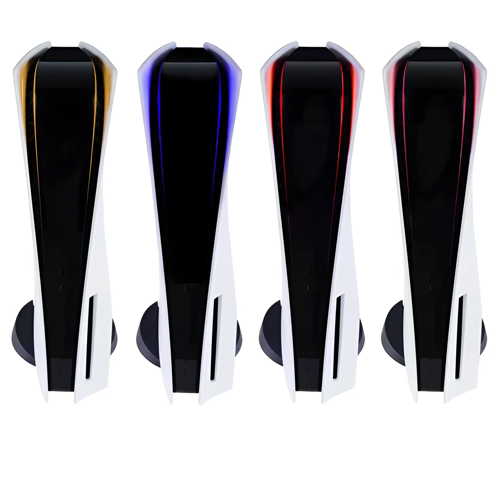 PS5 light bar decorative sticker film in PVC material, showing colour options