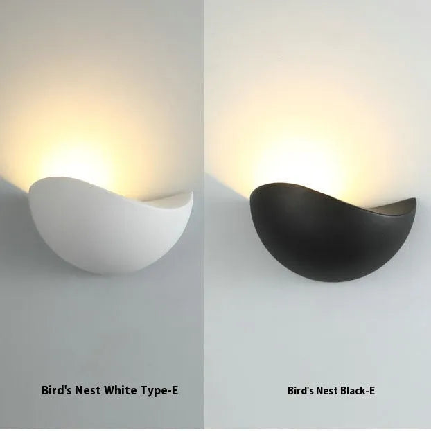 Black and white aluminium IP65 waterproof 5W LED courtyard and bedside lamp.