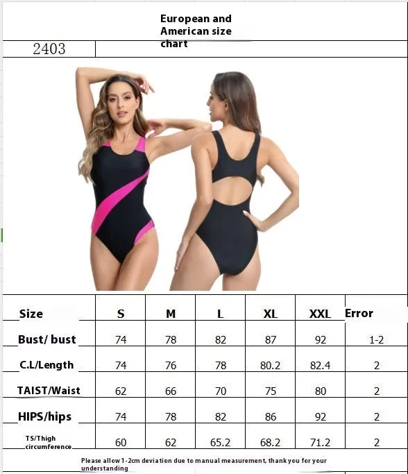 Women's sleeveless one-piece brief swimsuit in polyester fibre for swimming