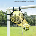 Portable 4-foot wide soccer training goal net in yellow colour for practice sessions