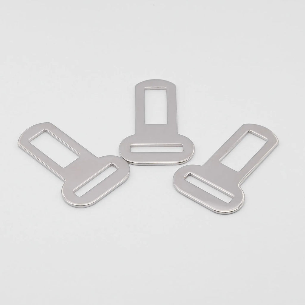 26mm silver metal pet leash buckle with safety latch mechanism