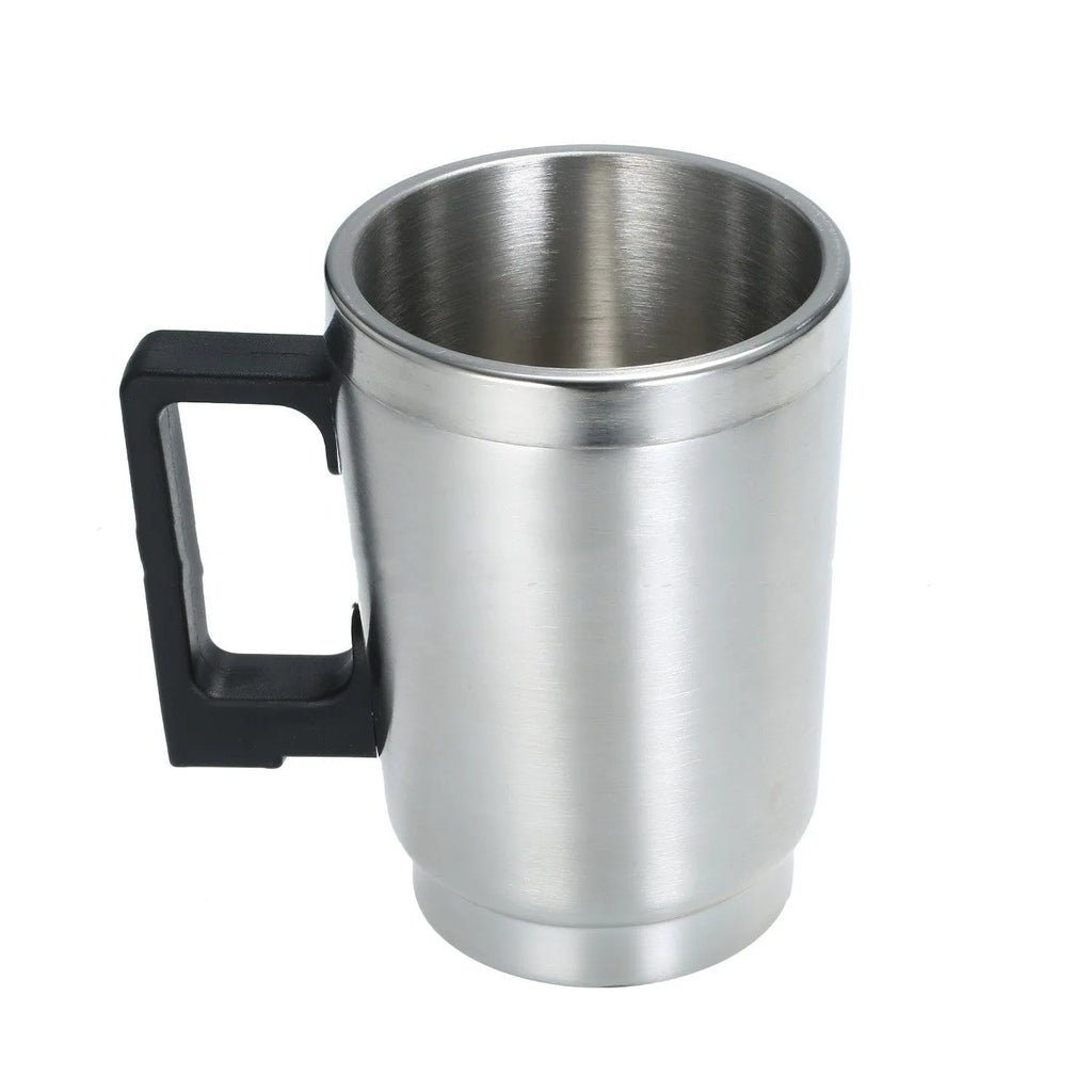Stainless steel headlamp renovation cups and power adapters for car light repair kit.