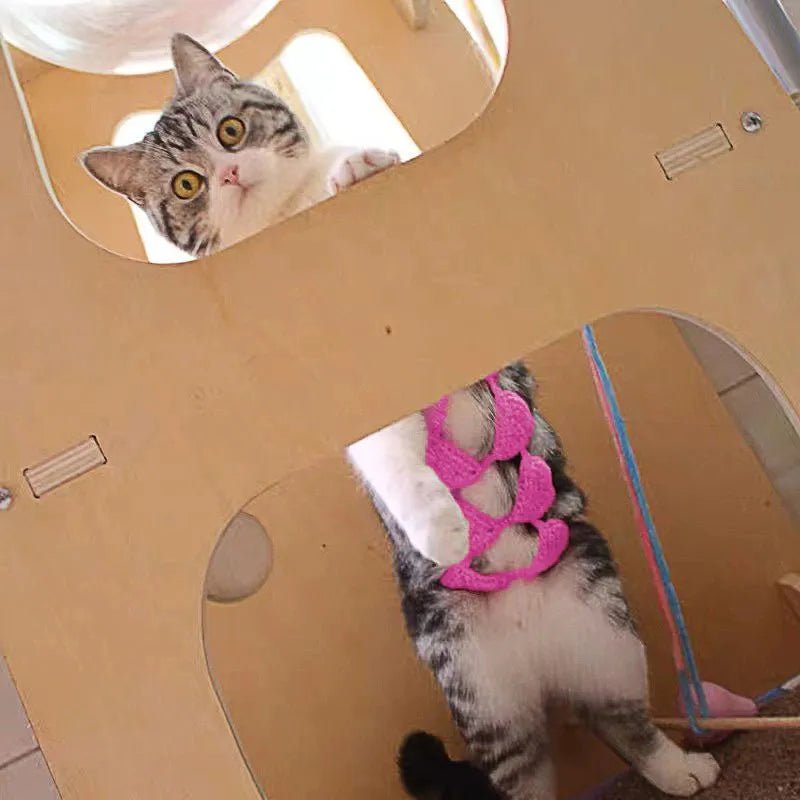 Sweet style cat bikini costume for Halloween and pet parties in various colours.