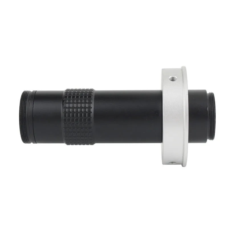 Black industrial camera monocular lens with 130 times magnification capability