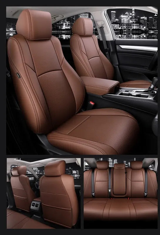 Binzhi Haoying leather seat cushion cover set for CRV in cowhide and PU