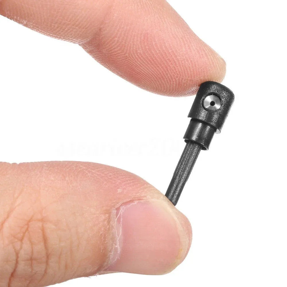 Black rear windscreen washer nozzle replacement part for Volkswagen Golf Audi Skoda vehicles