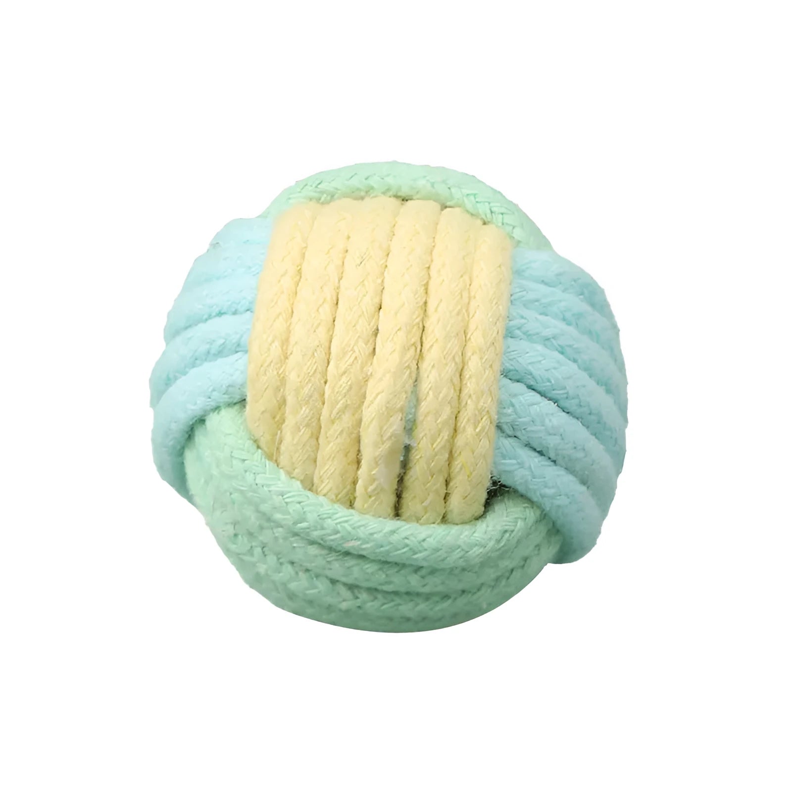 Handmade 5cm cat hair ball plush toy in blue powder, green blue, and pink green colours for interactive play