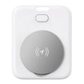 White ABS plastic pet tracking device for Apple smartphones with portable wearing method